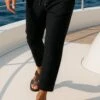 MONACO ELASTICATED HOLIDAY CHINOS MIDNIGHT