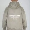 RELIGION UK ZIP UP HOODIE KHAKI