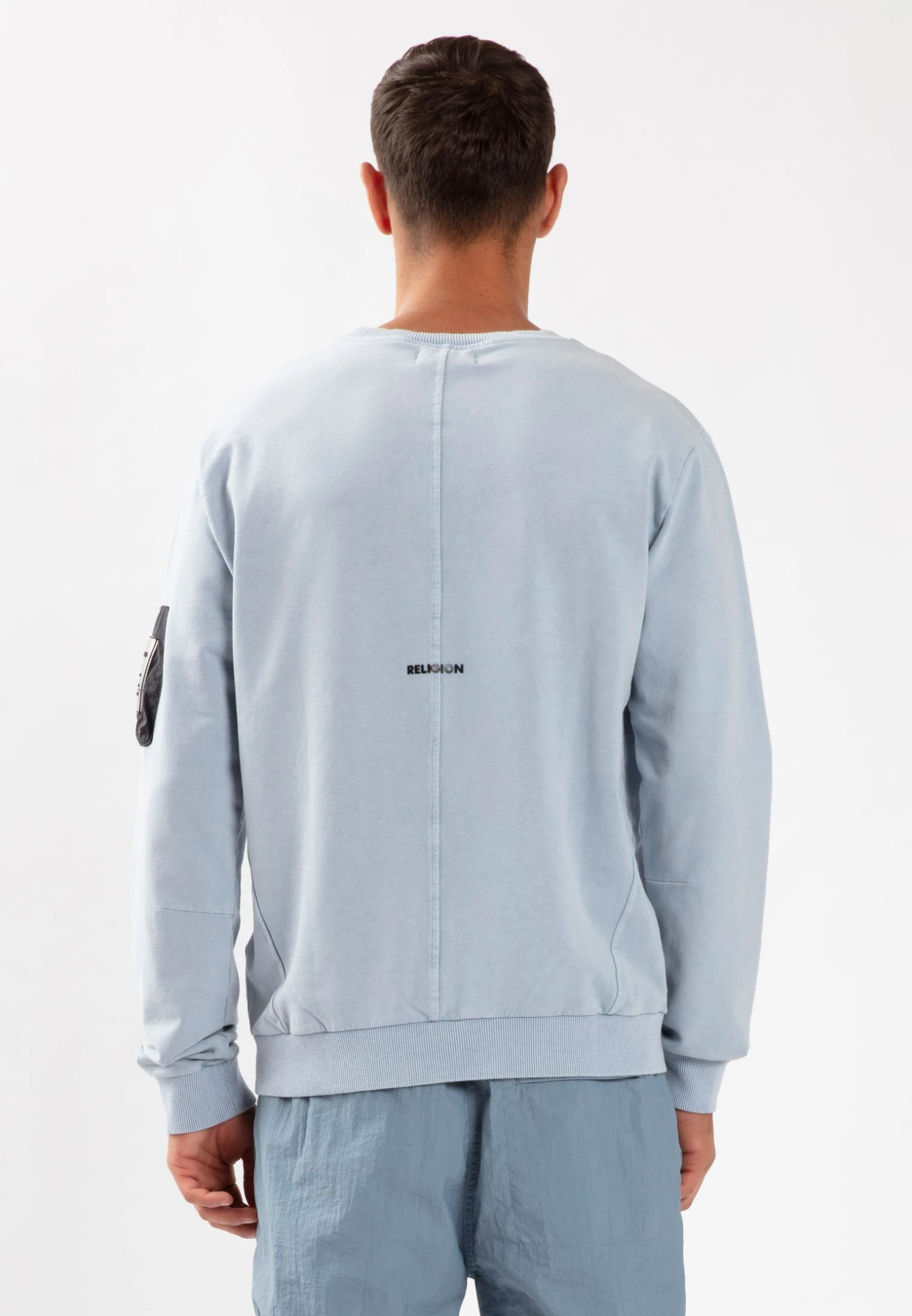 RECRUIT SWEAT WASHED ILLUSION BLUE 3 RECRUIT SWEAT WASHED ILLUSION BLUE - Image 3