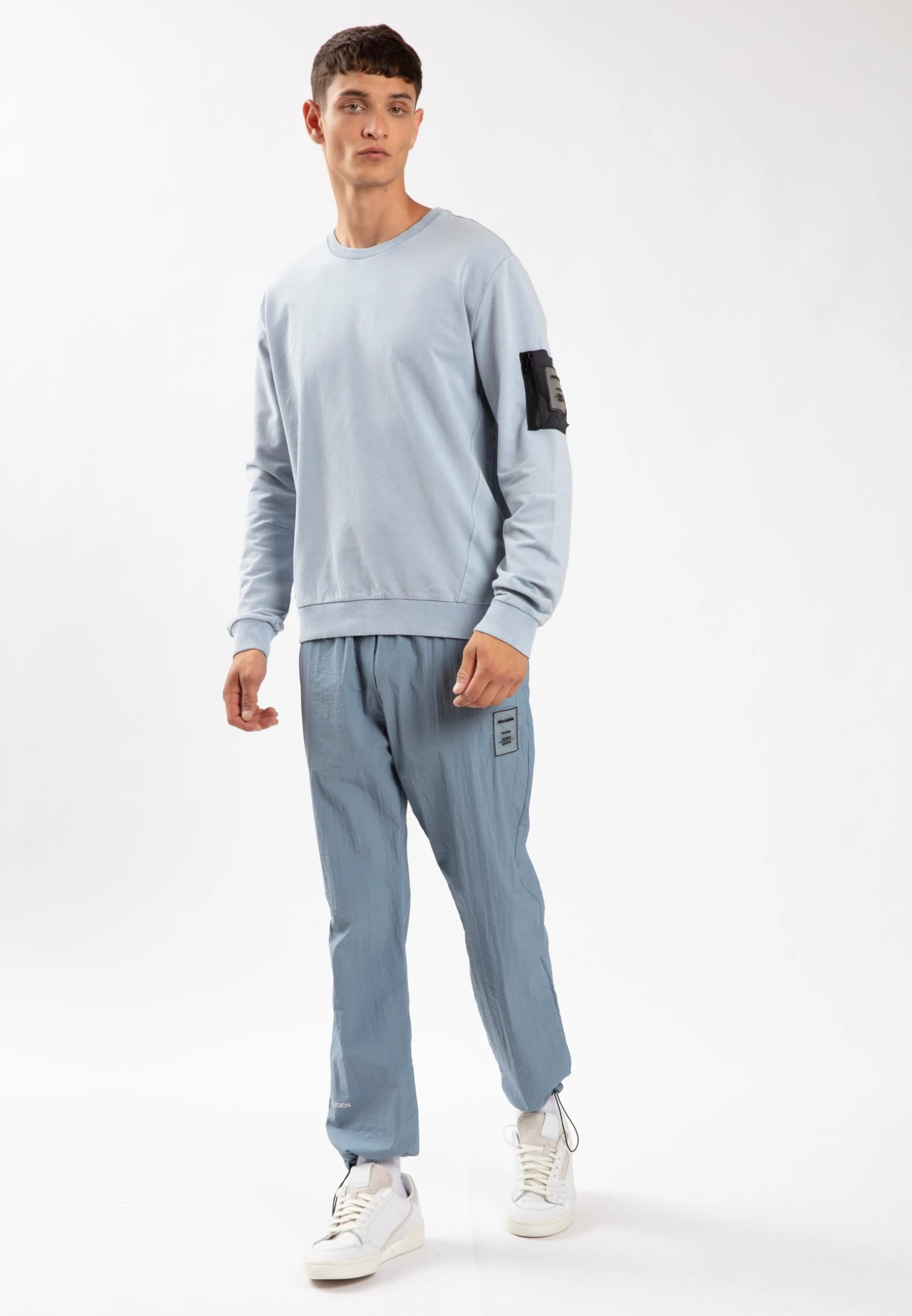 RECRUIT SWEAT WASHED ILLUSION BLUE 4 RECRUIT SWEAT WASHED ILLUSION BLUE - Image 4