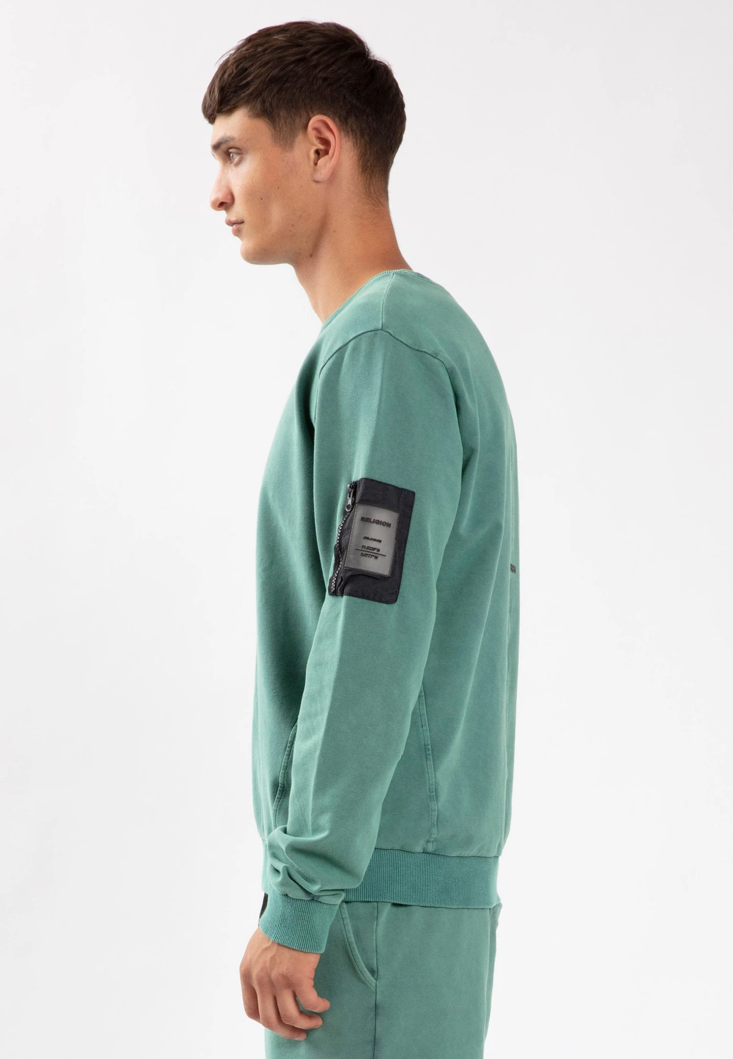 RECRUIT SWEAT WASHED PINE 2 RECRUIT SWEAT WASHED PINE - Image 2