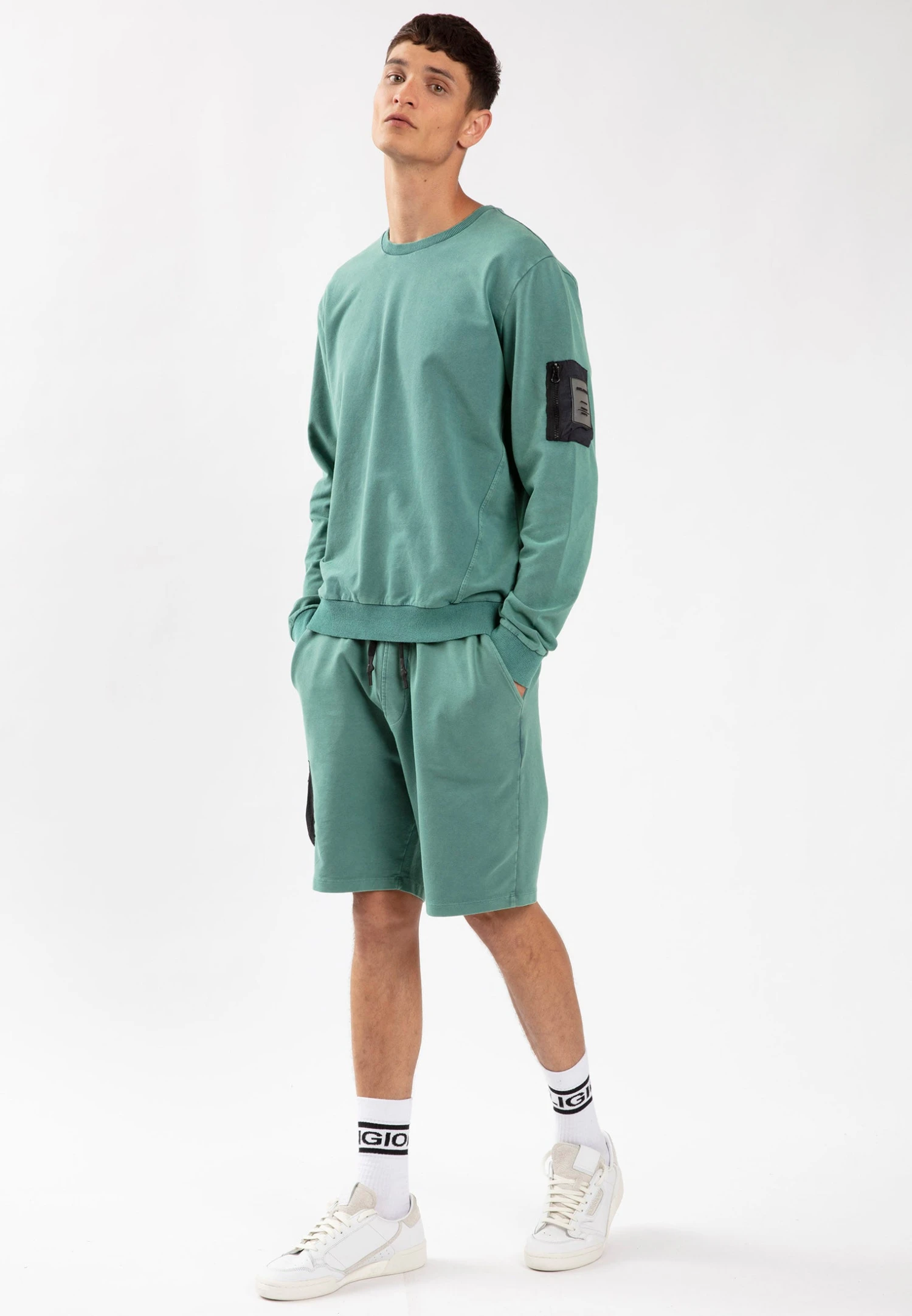 RECRUIT SWEAT WASHED PINE 4 RECRUIT SWEAT WASHED PINE - Image 4