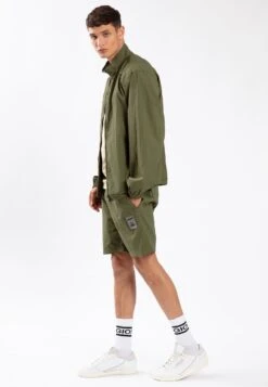 SHELL SHORTS OLIVE 9 SHELL SHORTS OLIVE -Religion Clothing 12TSLP30 OLIVE 11 full body