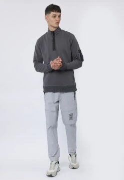 BENCH HALF ZIPS BLACK OYSTER -Religion Clothing 13TBNW65BLACKOYSTER5