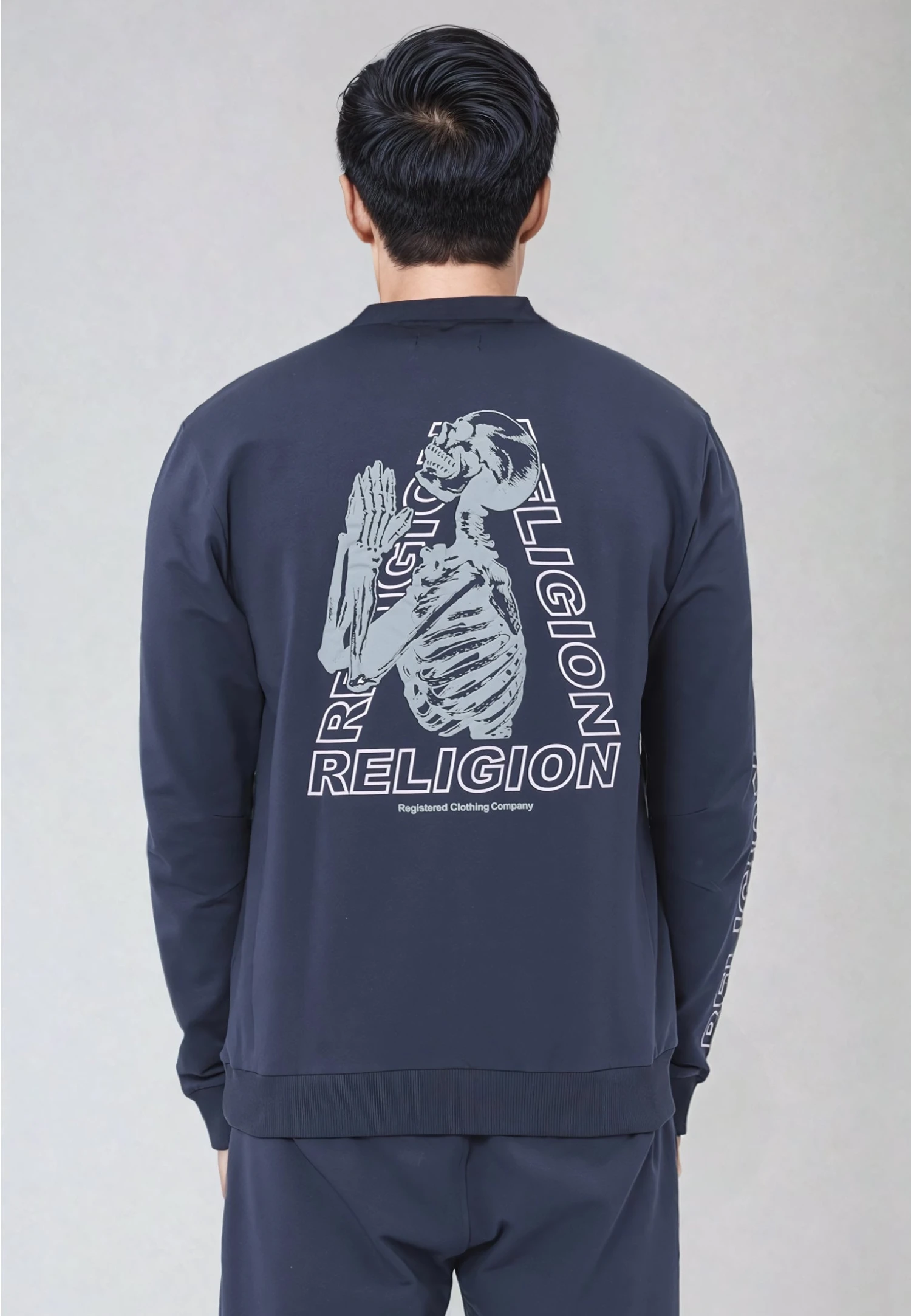 PYRAMID HALF ZIPS INDIGO 1 PYRAMID HALF ZIPS INDIGO