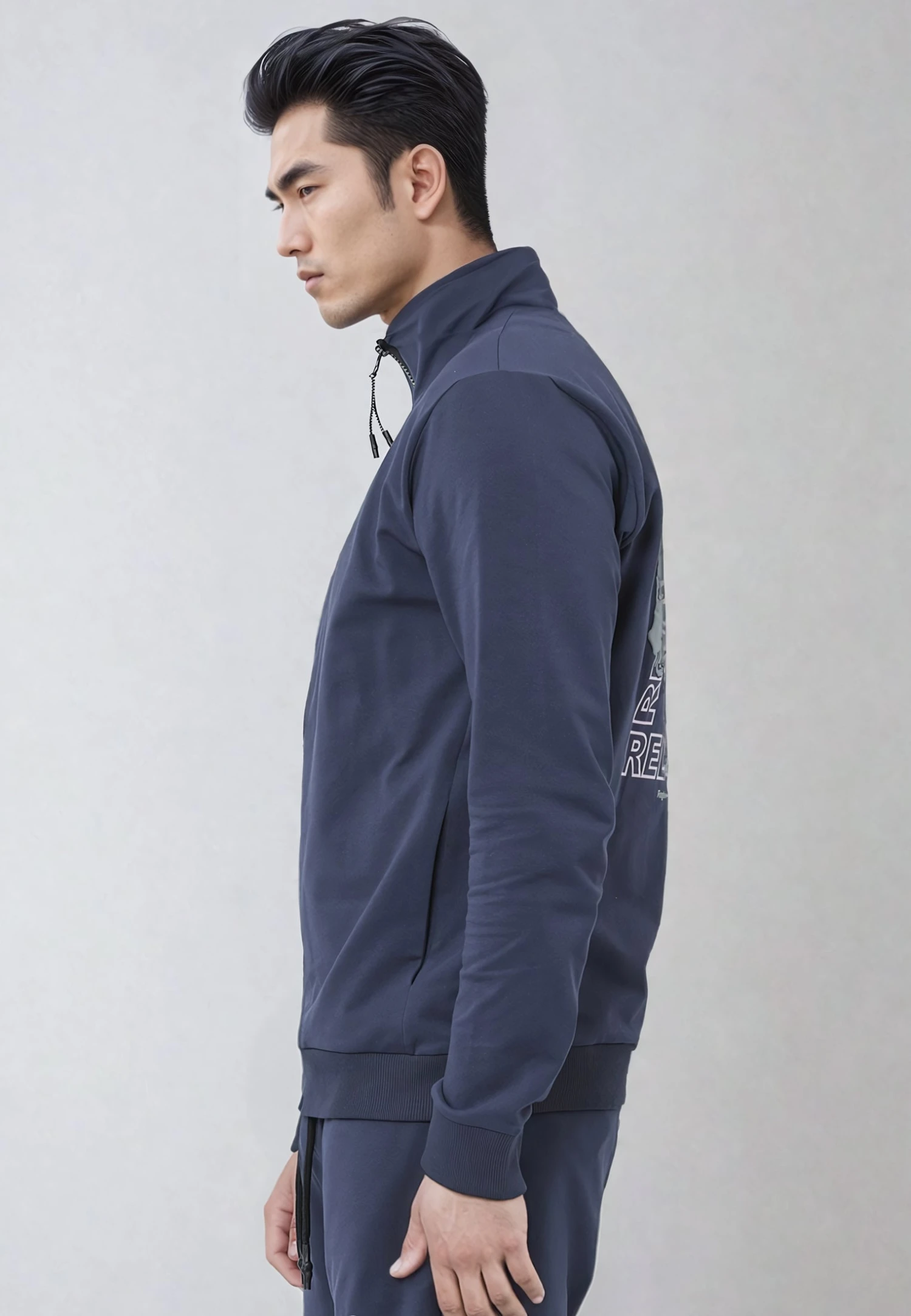 PYRAMID HALF ZIPS INDIGO 5 PYRAMID HALF ZIPS INDIGO - Image 5