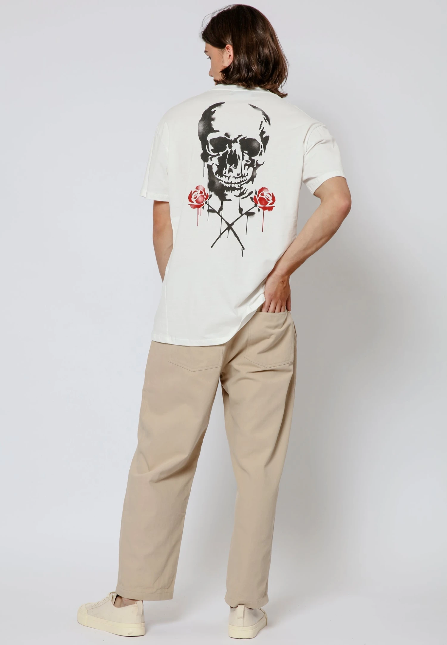 BUTTON CHINO STONE 2 BUTTON CHINO STONE - Image 2