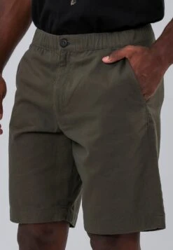 ELASTICATED LONGLINE CHINO SHORTS KHAKI 9 ELASTICATED LONGLINE CHINO SHORTS KHAKI -Religion Clothing 15EELP24ELASTICATEDLONGLINECHINOSHORTSKHAKI 21copy