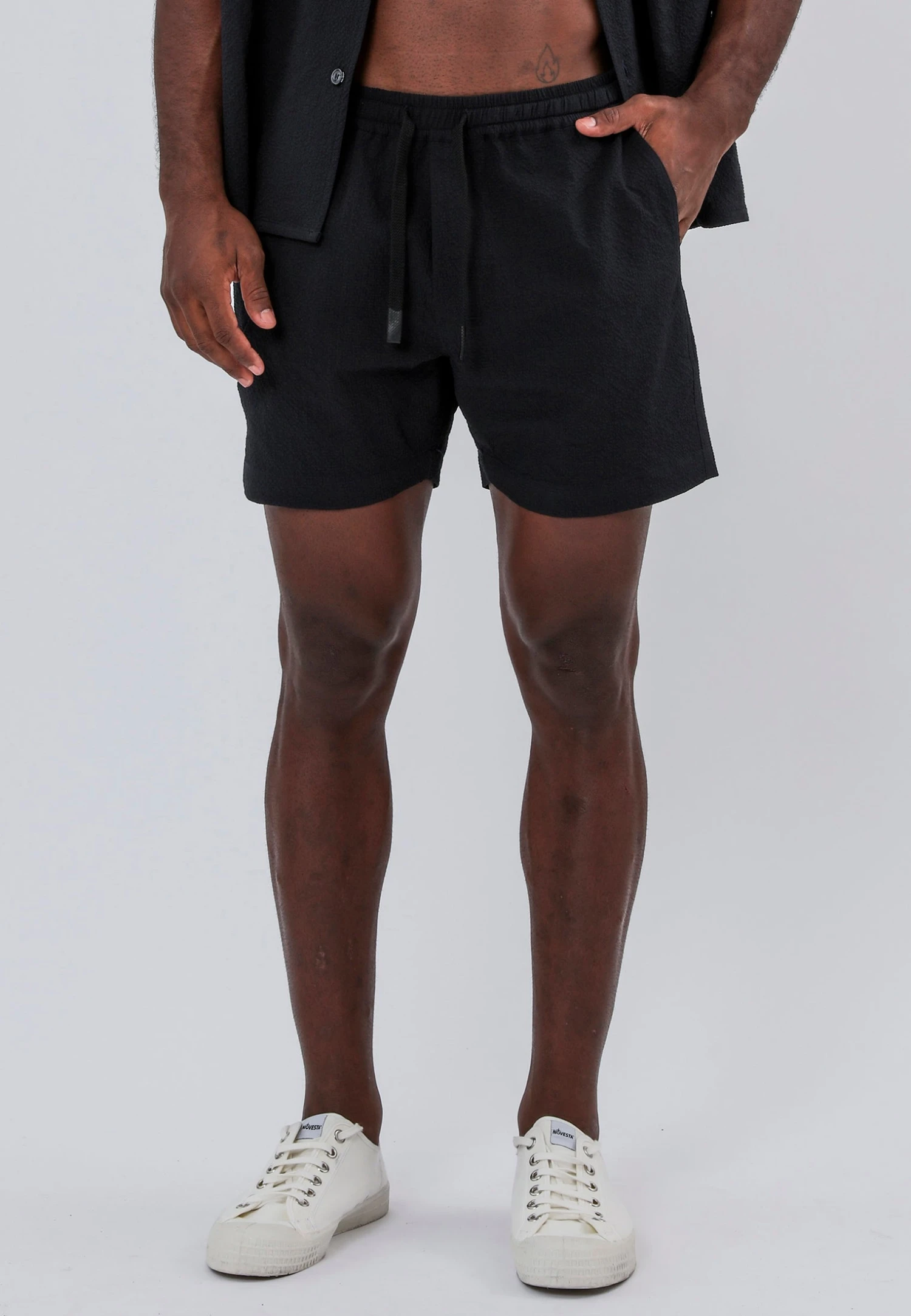 MONACO ELASTICATED CHINO HOLIDAY SHORTS MIDNIGHT 2 MONACO ELASTICATED CHINO HOLIDAY SHORTS MIDNIGHT - Image 2