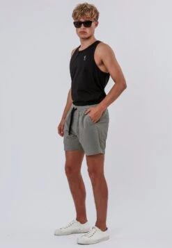 MYKONOS ELASTICATED CHINOS HOLIDAY SHORT MOSS GREEN -Religion Clothing 15HEIP64ELASTICATEDCHINOSHORTMOSSGREEN 4