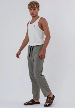 MYKONOS ELASTICATED HOLIDAY CHINOS MOSS GREEN -Religion Clothing 15HEIP67ELASTICATEDCHINOMOSSGREEN 5