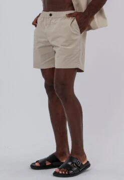 MARBELLA ELASTICATED HOLIDAY SHORTS DUNE -Religion Clothing 15HESP53ELASTICATEDSHORTDUNE 3
