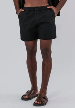 MARBELLA ELASTICATED HOLIDAY SHORTS JET BLACK 8 MARBELLA ELASTICATED HOLIDAY SHORTS JET BLACK -Religion Clothing 15HESP53ELASTICATEDSHORTJETBLACK 14