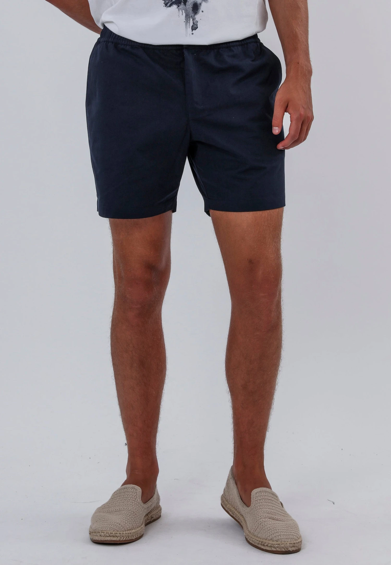 SAINT-TROPEZ ELASTICATED HOLIDAY SHORTS MIDNIGHT 2 SAINT-TROPEZ ELASTICATED HOLIDAY SHORTS MIDNIGHT - Image 2