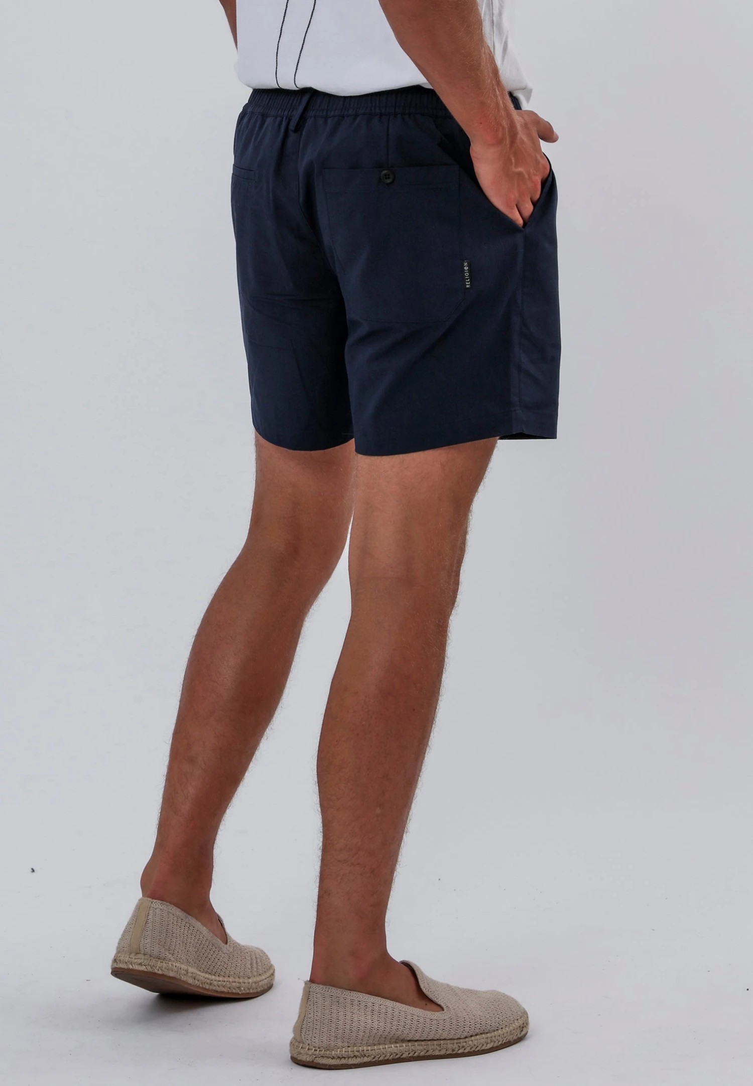 SAINT-TROPEZ ELASTICATED HOLIDAY SHORTS MIDNIGHT 3 SAINT-TROPEZ ELASTICATED HOLIDAY SHORTS MIDNIGHT - Image 3