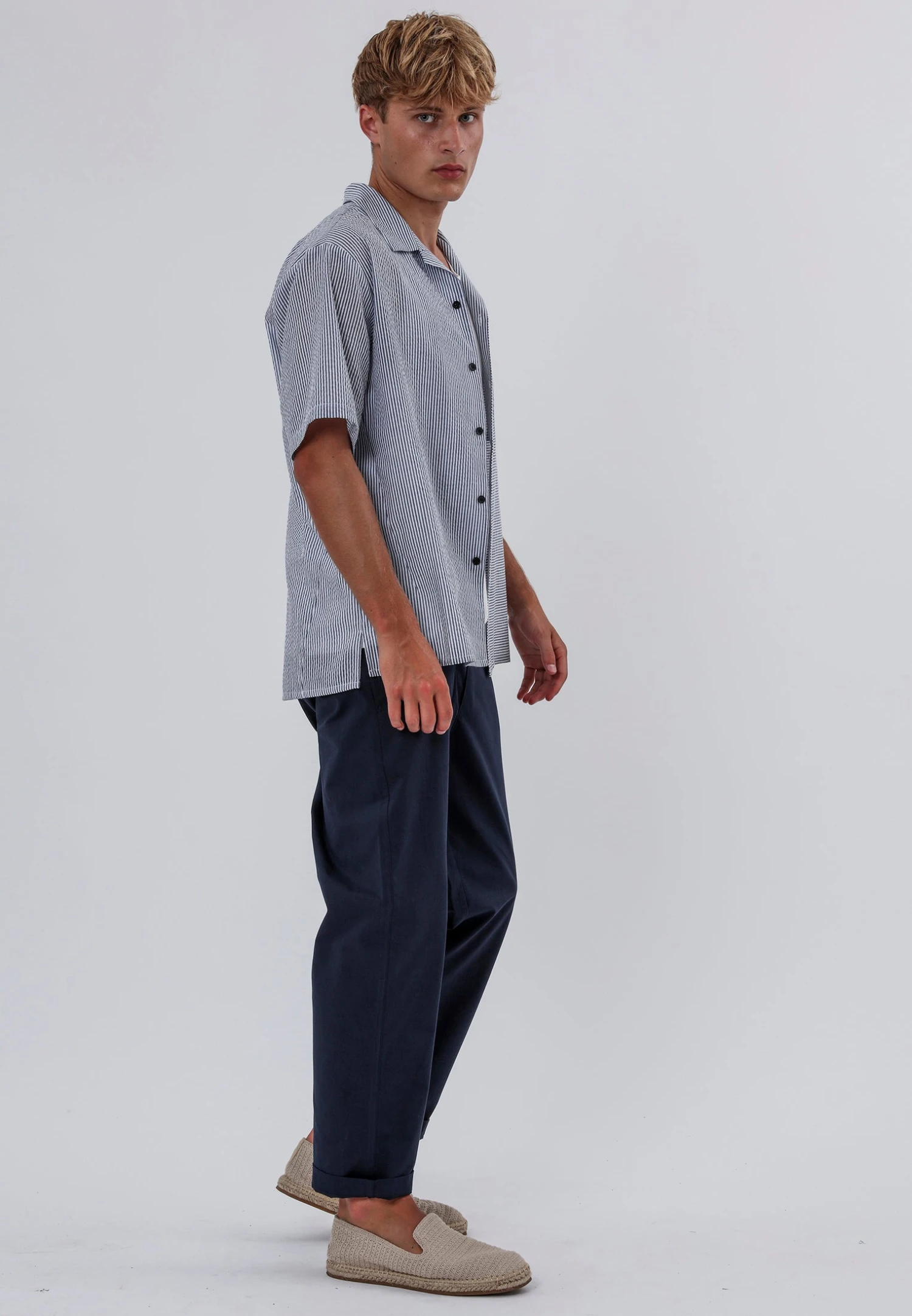 ILLUSION SHIRT OFF WHITE & BLUE 4 ILLUSION SHIRT OFF WHITE & BLUE - Image 4