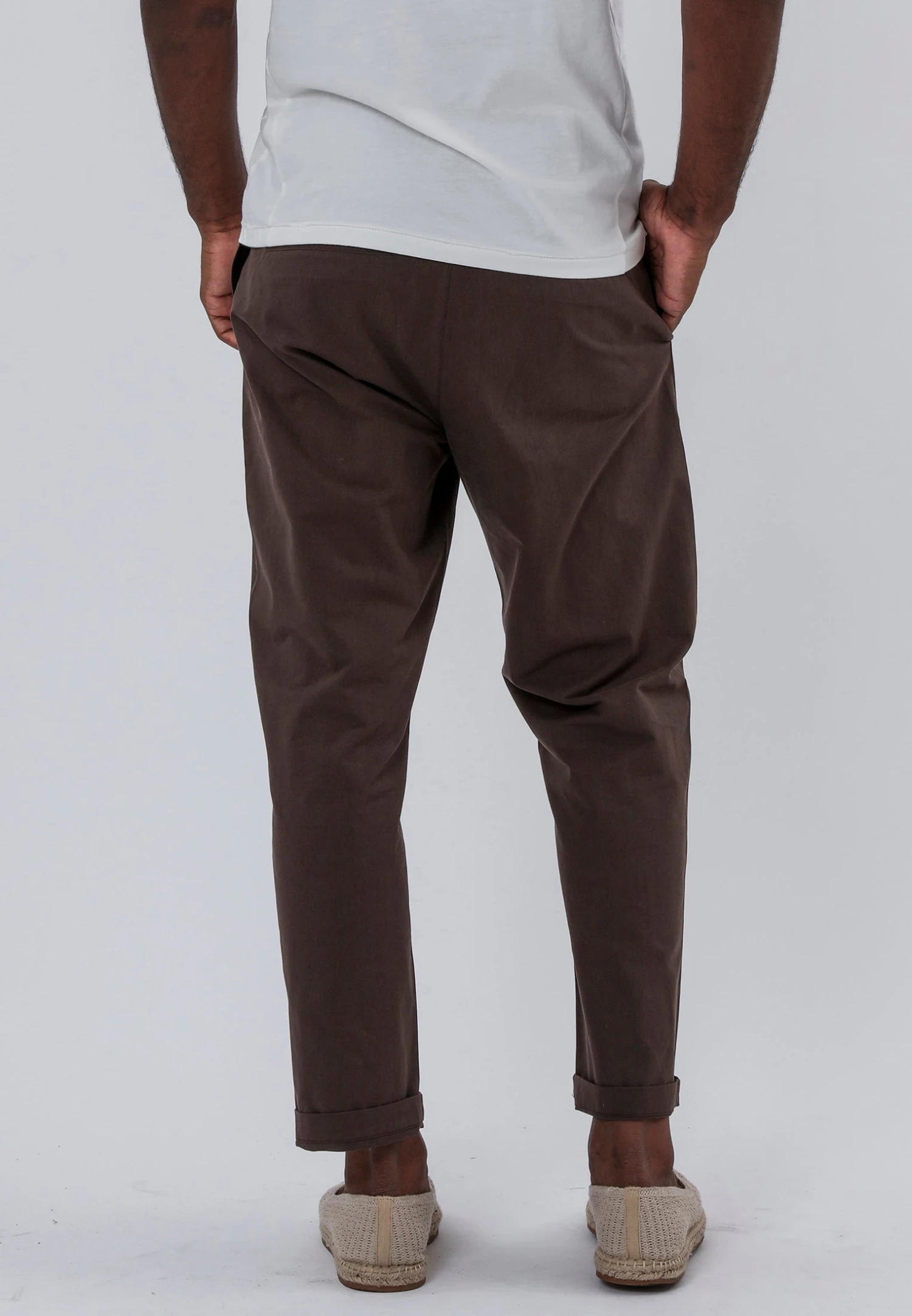 SAINT-TROPEZ LIGHTWEIGHT HOLIDAY CHINOS CHOCOLATE 4 SAINT-TROPEZ LIGHTWEIGHT HOLIDAY CHINOS CHOCOLATE - Image 4