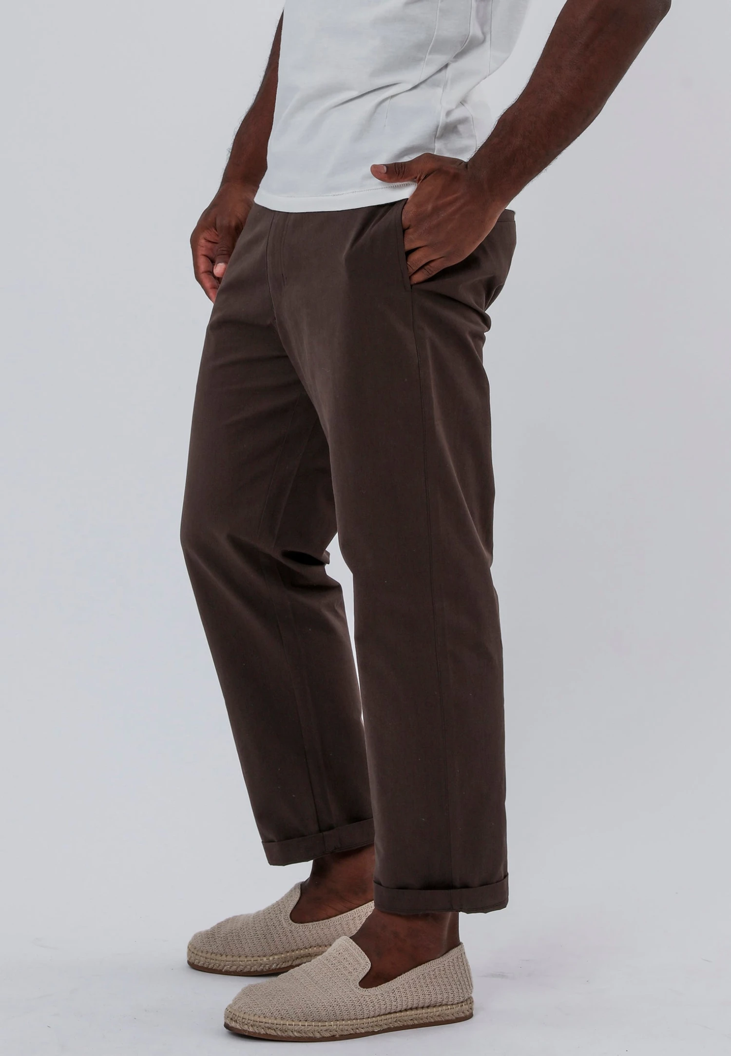 SAINT-TROPEZ LIGHTWEIGHT HOLIDAY CHINOS CHOCOLATE 3 SAINT-TROPEZ LIGHTWEIGHT HOLIDAY CHINOS CHOCOLATE - Image 3