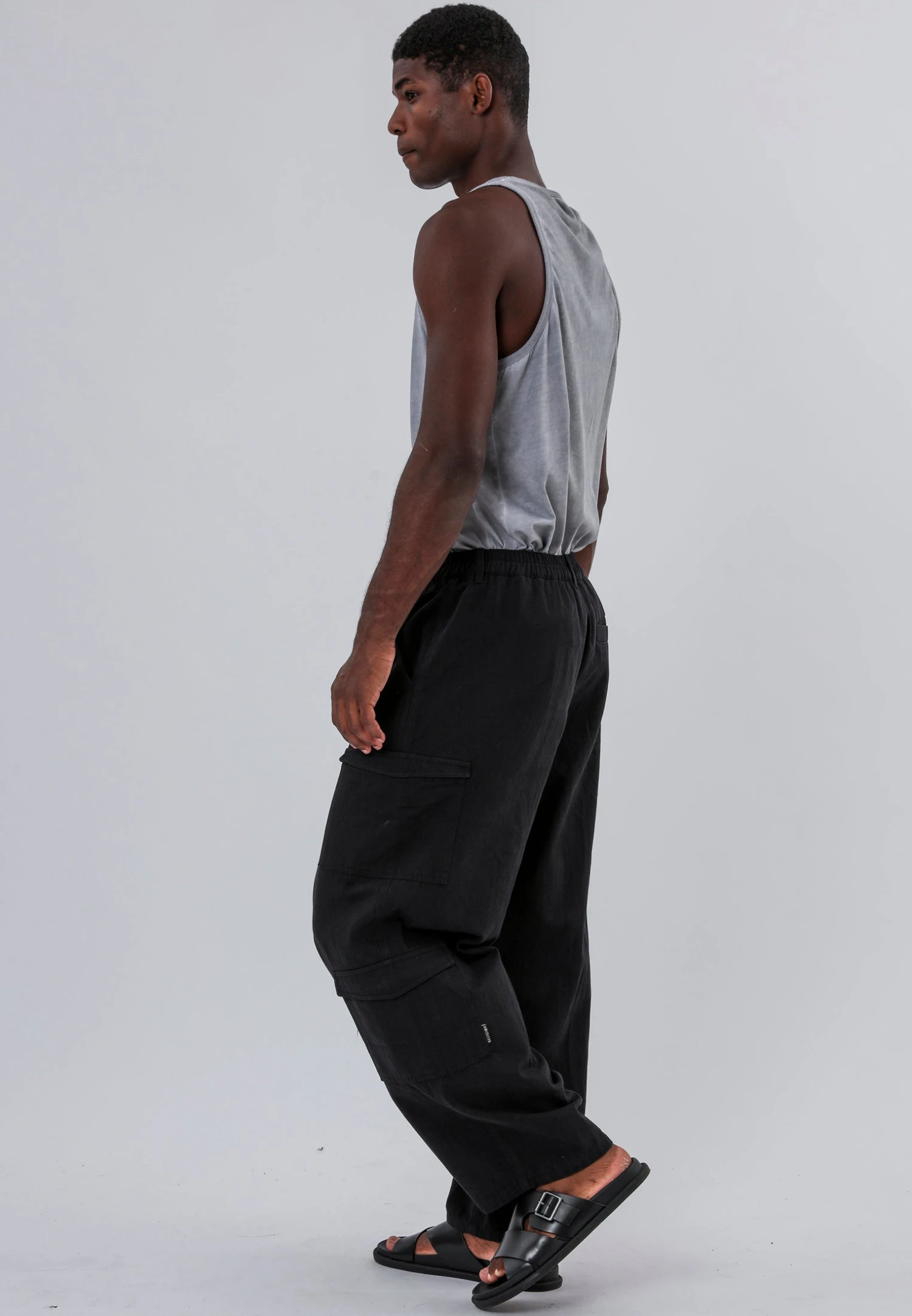 MULTI POCKET CARGO BLACK 5 MULTI POCKET CARGO BLACK - Image 5