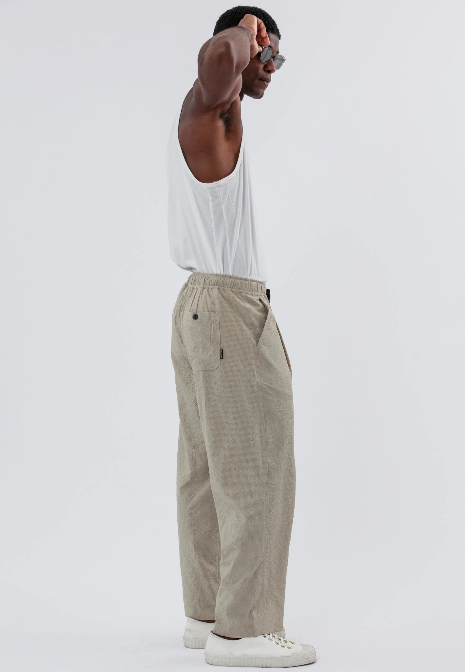 MONACO PLEATED HOLIDAY TROUSERS SHELL 8 MONACO PLEATED HOLIDAY TROUSERS SHELL - Image 8