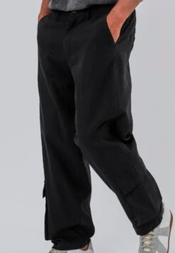 SAFARI CARGO TROUSERS BLACK 7 SAFARI CARGO TROUSERS BLACK -Religion Clothing 15HSFP09SAFARICARGOBLACK 12