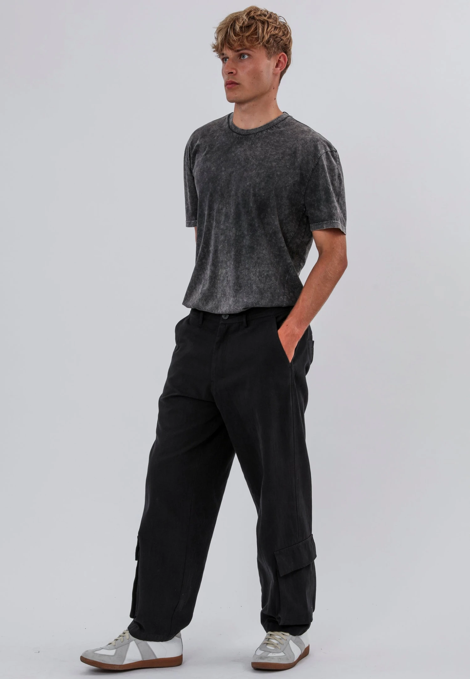 SAFARI CARGO TROUSERS BLACK 5 SAFARI CARGO TROUSERS BLACK - Image 5