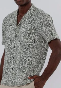 STROKE SHIRT WHITE & GREEN 8 STROKE SHIRT WHITE & GREEN -Religion Clothing 15HSTH21STROKESHIRTWHITEGREEN 3