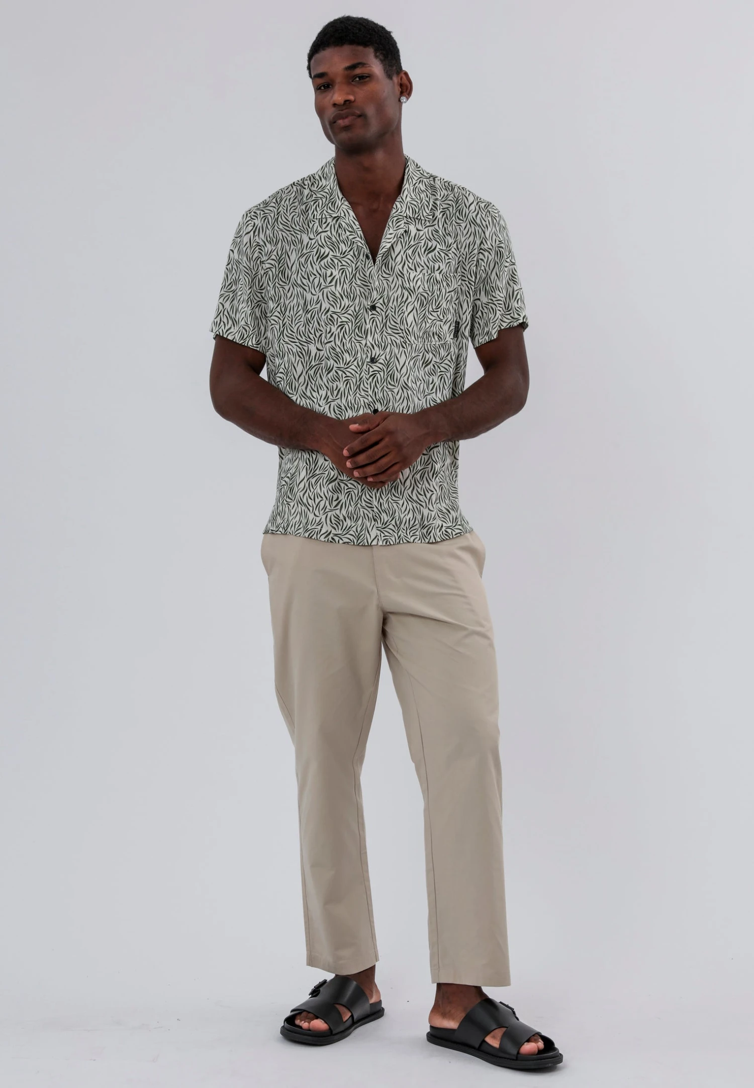 STROKE SHIRT WHITE & GREEN 5 STROKE SHIRT WHITE & GREEN - Image 5