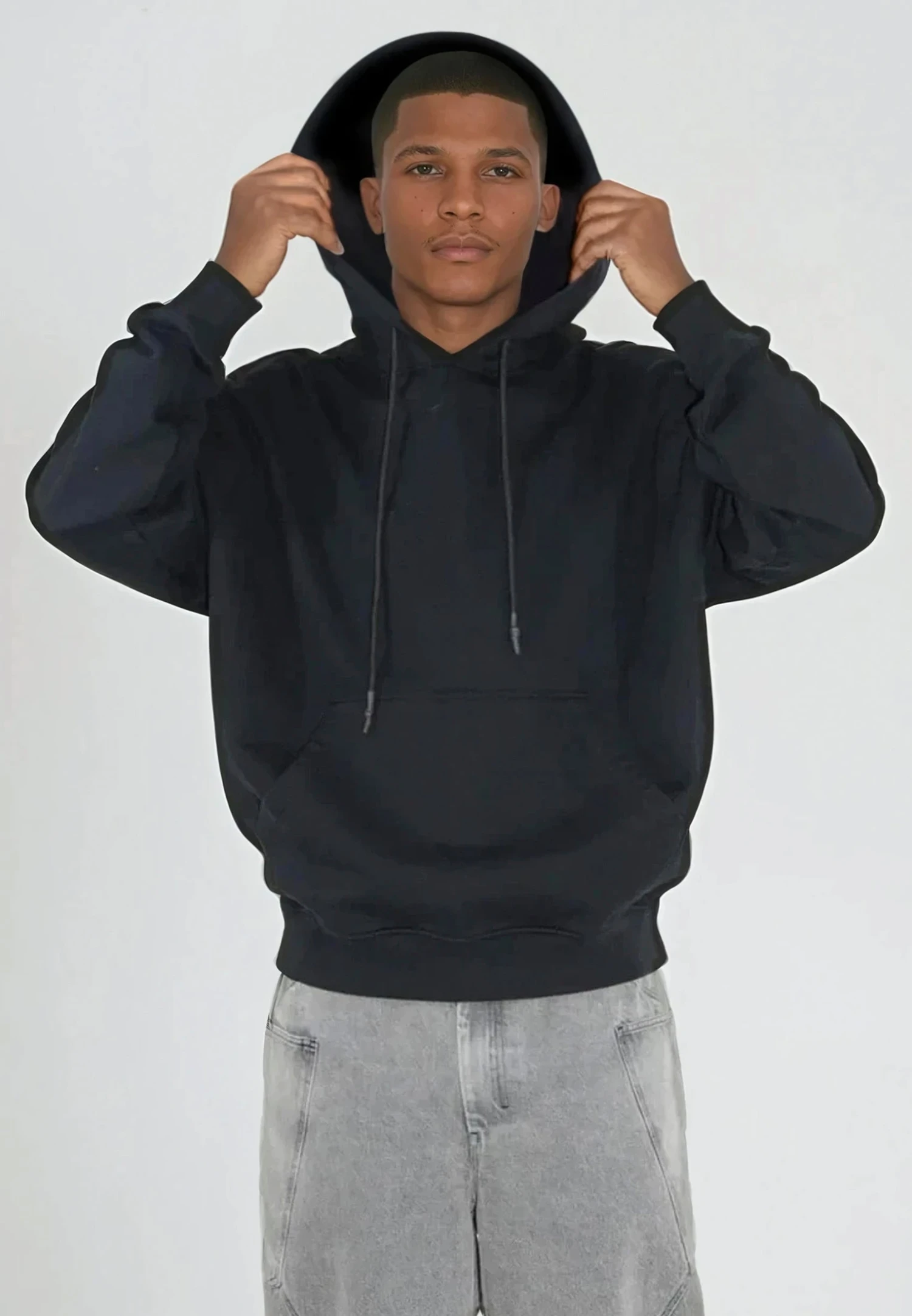 EMBROIDERY CHAOS HOODIE BLACK 4 EMBROIDERY CHAOS HOODIE BLACK - Image 4