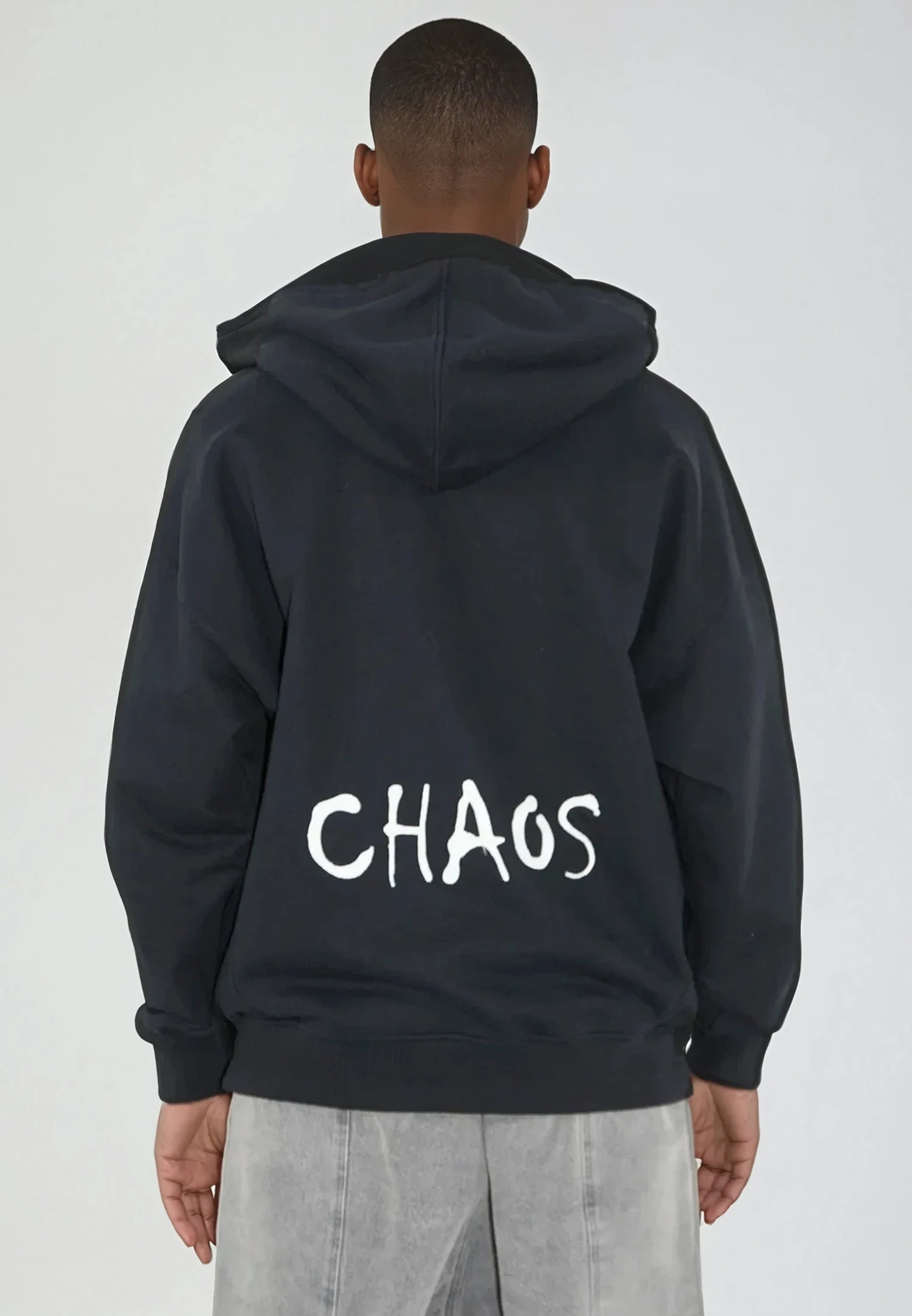 EMBROIDERY CHAOS HOODIE BLACK 1 EMBROIDERY CHAOS HOODIE BLACK