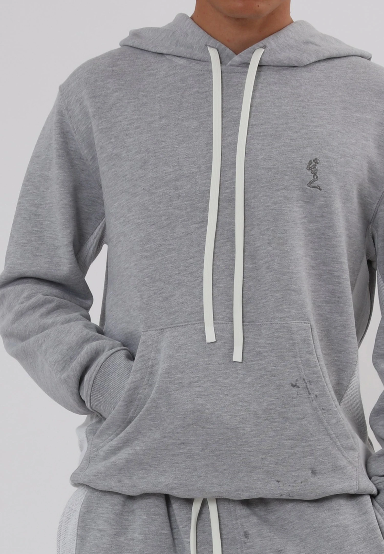 REVERSE HOODIE GREY MARL 6 REVERSE HOODIE GREY MARL - Image 6