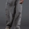 MULTI POCKET CARGO QUANTUM PANT WASHED CHARCOAL