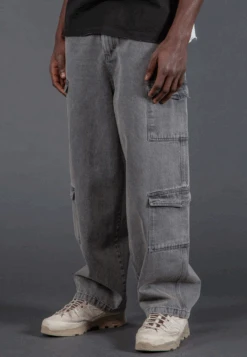 MULTI POCKET CARGO QUANTUM PANT WASHED CHARCOAL -Religion Clothing 2 534d6f66 8f14 49ee 9acf 09633cd2c078