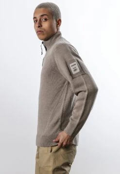BOX HALF ZIP KNIT TWIG -Religion Clothing 33HBXW29 BOXHALFZIPKNIT TWIG3