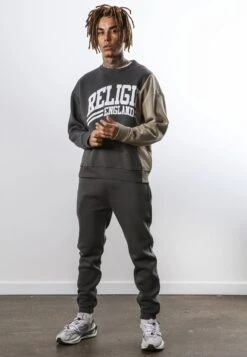 SPLIT SWEAT COAL 11 SPLIT SWEAT COAL -Religion Clothing 33TSLW67 SPLITSWEAT COAL FAWN5