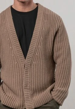 BUTTON CARDI FAWN 9 BUTTON CARDI FAWN -Religion Clothing 34HBNC42FAWN4