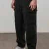 CORD LOUNGE PANTS BLACK