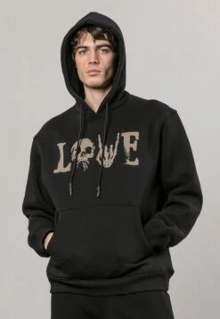 LOVE HOODIE BLACK 6 LOVE HOODIE BLACK -Religion Clothing 34TLVW74BLACK5