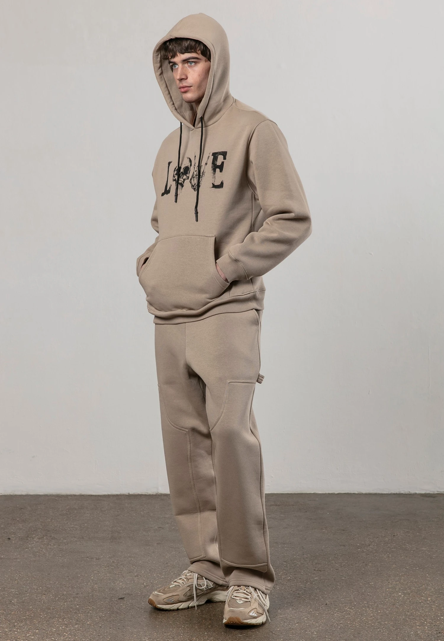 LOVE HOODIE FAWN 4 LOVE HOODIE FAWN - Image 4