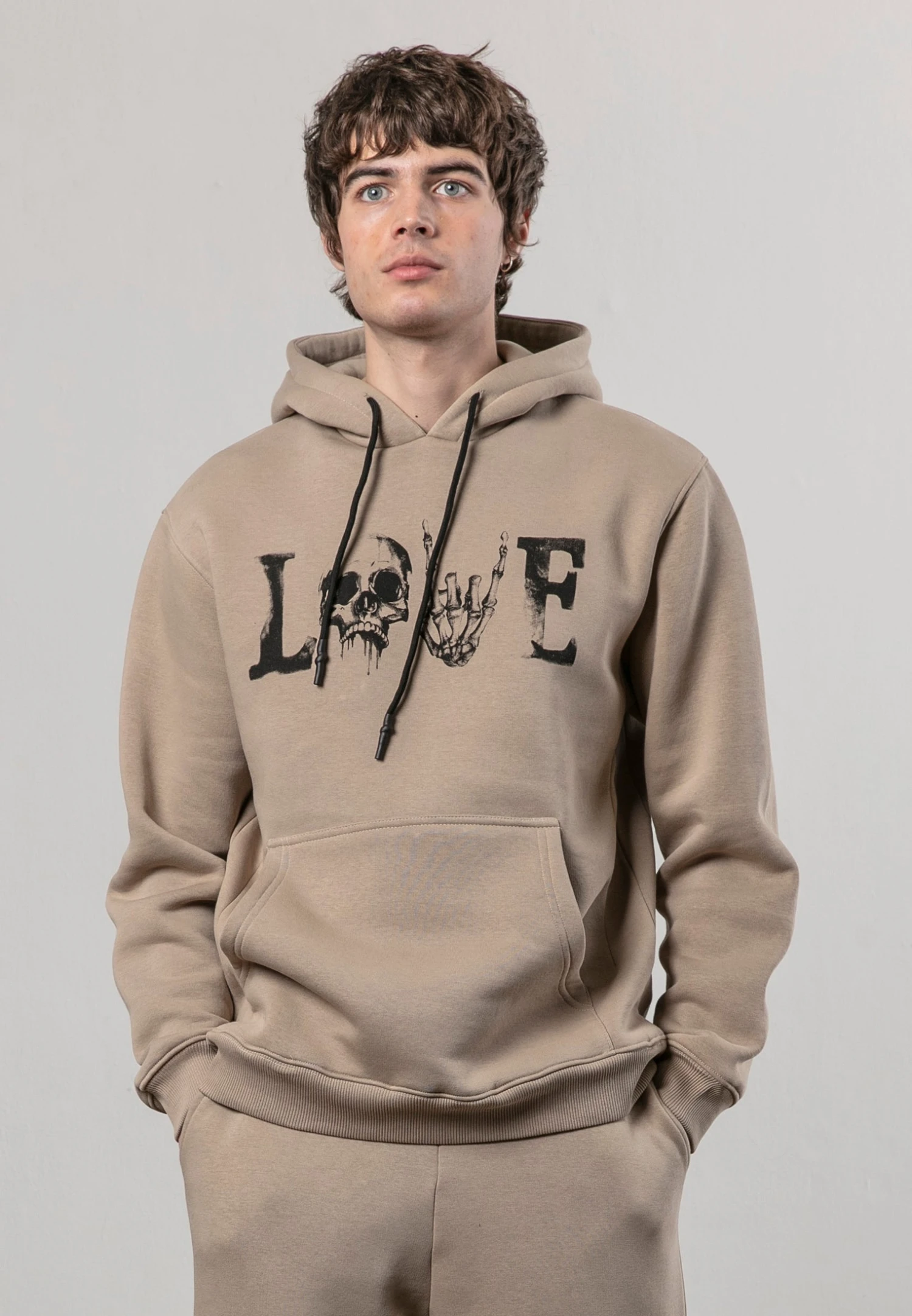 LOVE HOODIE FAWN 1 LOVE HOODIE FAWN