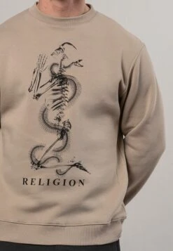 XRAY SKEL N SNAKE SWEAT FAWN 9 XRAY SKEL N SNAKE SWEAT FAWN -Religion Clothing 34TXSW70FAWN4
