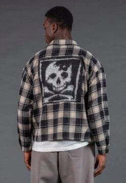 ANTARSIA SKULL SHIRT WHITE & BLACK