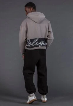 KNITTED RELIGION HOODIE CEMENT GREY 8 KNITTED RELIGION HOODIE CEMENT GREY -Religion Clothing 35TKRJ58KNITTEDRELIGIONHOODYCEMENTGREY 1676