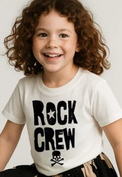 Kids ROCK CREW GIRLS T-SHIRT OFF WHITE