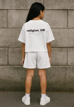 Kids RELIGION GIRLS OVERSIZED T-SHIRT WHITE -Religion Clothing 514RUN704