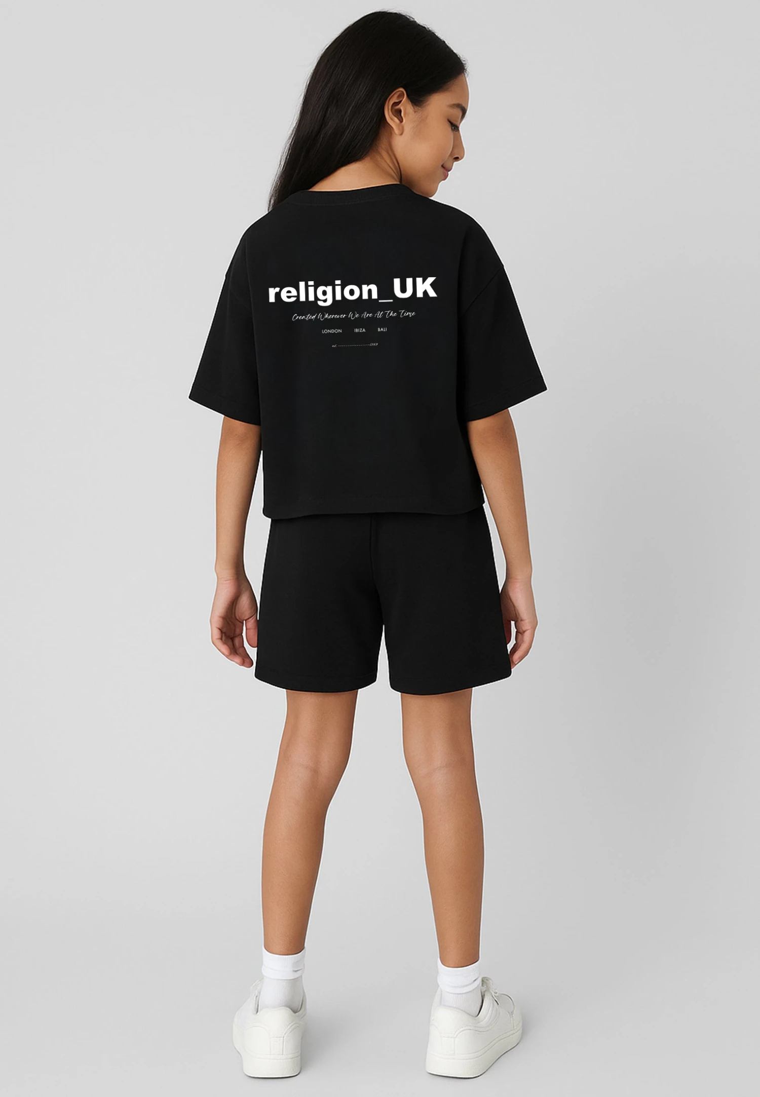 Kids RELIGION GIRLS OVERSIZED T-SHIRT BLACK 3 Kids RELIGION GIRLS OVERSIZED T-SHIRT BLACK - Image 3