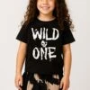 Kids WILD ONE GIRLS T-SHIRT BLACK