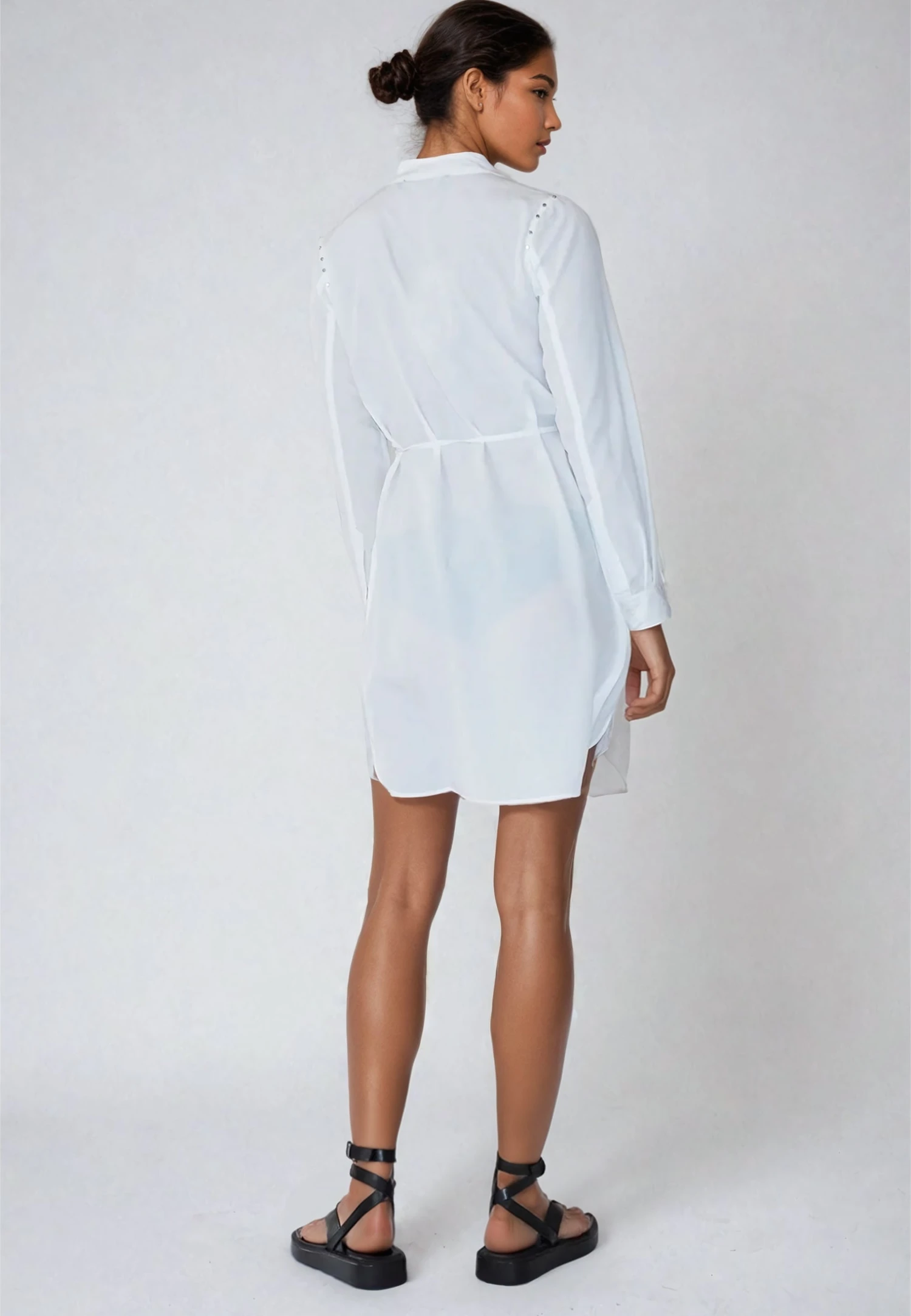 TRACE KAFTAN WHITE 5 TRACE KAFTAN WHITE - Image 5