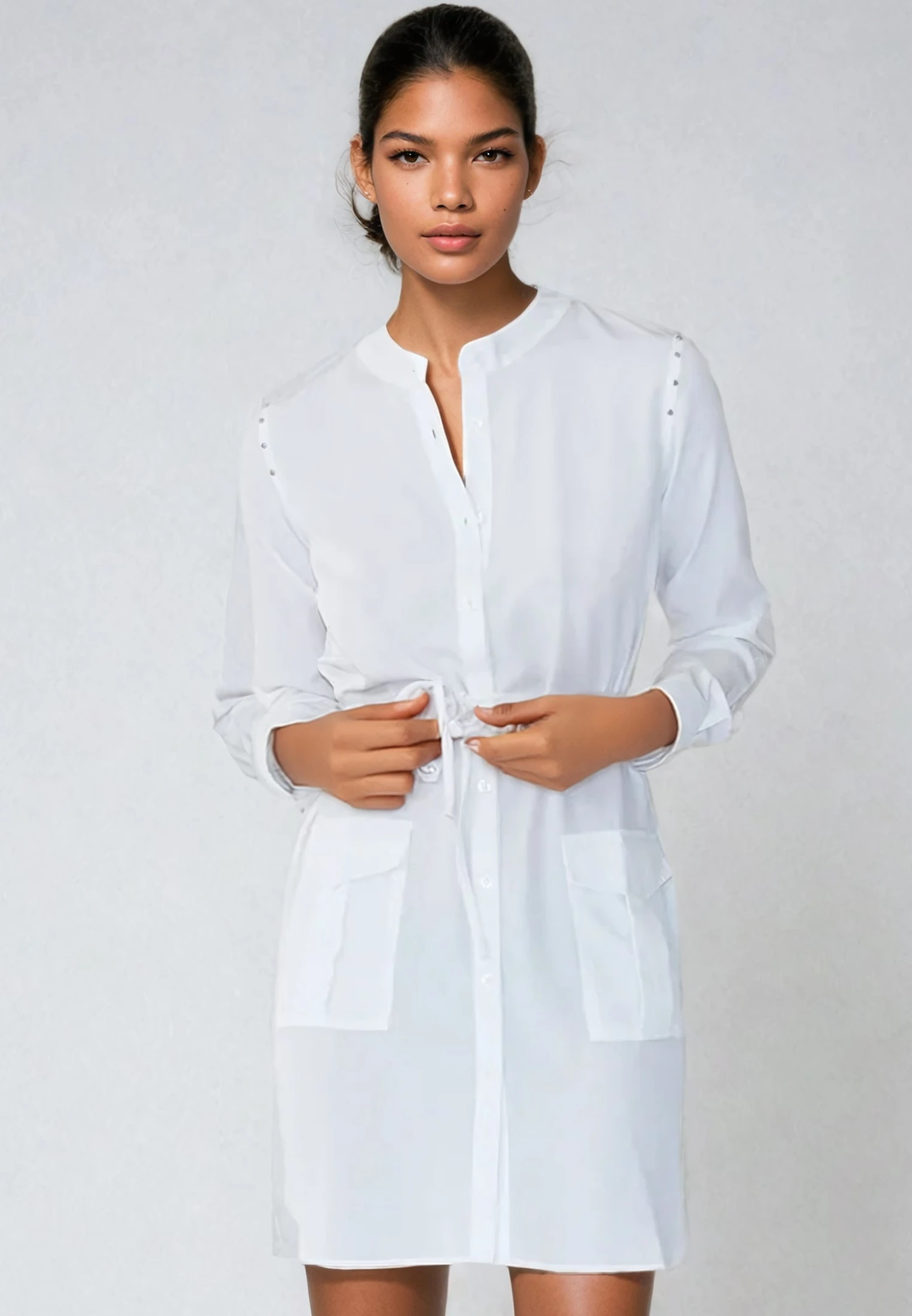 TRACE KAFTAN WHITE 1 TRACE KAFTAN WHITE