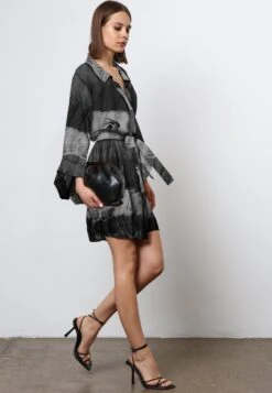 LUSTER TUNIC ELECTRA BLACK 8 LUSTER TUNIC ELECTRA BLACK -Religion Clothing 54ILUD08TIEDYEBLACK2